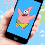 best wallpaper of patrick and android application logo